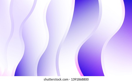 Creative Wavy Background. Design For Cover Page, Poster, Banner Of Websites. Colorful Vector Illustration.