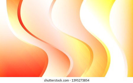 Creative Wavy Background. Design For Cover Page, Poster, Banner Of Websites. Colorful Vector Illustration.