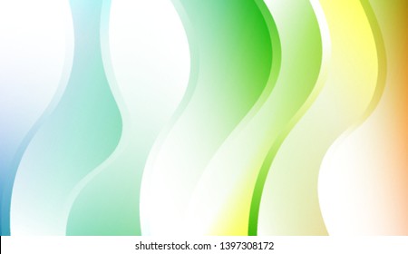 Creative Wavy Background. Design For Cover Page, Poster, Banner Of Websites. Colorful Vector Illustration.
