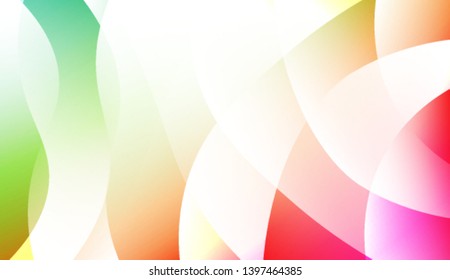 Creative Wavy Background. Design For Cover Page, Poster, Banner Of Websites. Colorful Vector Illustration.