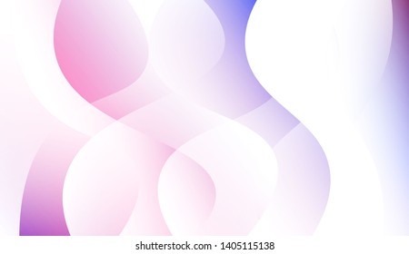 Creative Wavy Background. Design For Cover Page, Poster, Banner Of Websites. Colorful Vector Illustration.