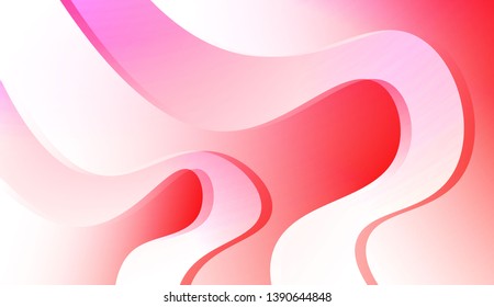 Creative Wavy Background. For Design Flyer, Banner, Landing Page. Colorful Vector Illustration.