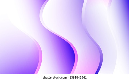 Creative Wavy Background. For Design Flyer, Banner, Landing Page. Colorful Vector Illustration.