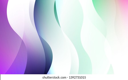 Creative Wavy Background. For Design Flyer, Banner, Landing Page. Colorful Vector Illustration.