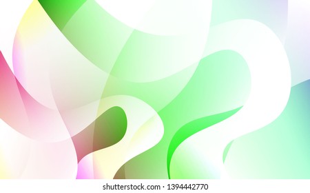 Creative Wavy Background. For Design Flyer, Banner, Landing Page. Colorful Vector Illustration.