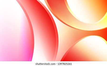Creative Wavy Background. For Design Flyer, Banner, Landing Page. Colorful Vector Illustration.