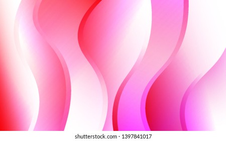 Creative Wavy Background. For Design Flyer, Banner, Landing Page. Colorful Vector Illustration.
