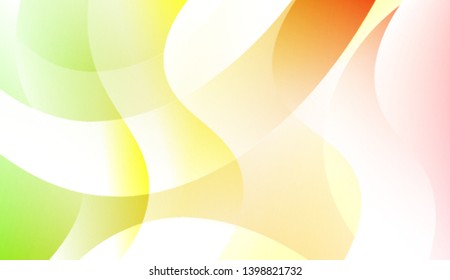 Creative Wavy Background. For Design Flyer, Banner, Landing Page. Colorful Vector Illustration.