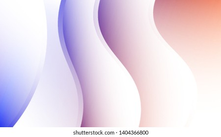 Creative Wavy Background. For Design Flyer, Banner, Landing Page. Colorful Vector Illustration.