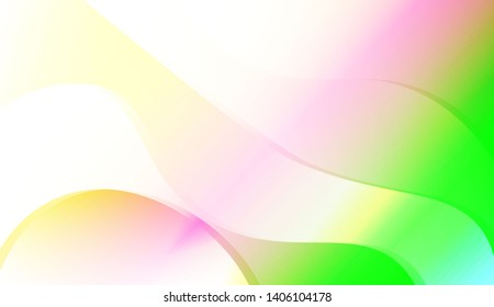 Creative Wavy Background. For Design Flyer, Banner, Landing Page. Colorful Vector Illustration.