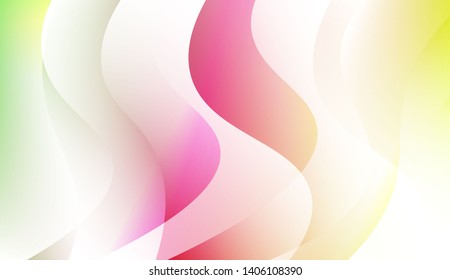 Creative Wavy Background. For Design Flyer, Banner, Landing Page. Colorful Vector Illustration.