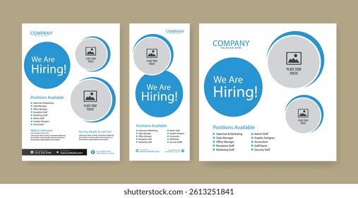 Creative We are hiring join to the team. Hiring recruitment vector creative design and social media post template Creative hiring poster. hiring social media post design.	