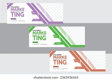 Plantilla creativa de diseño de banner web.