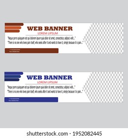 creative web banner for your business