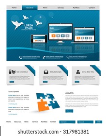 Creative web design vector