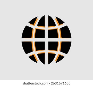 Creative website icon design. Unique website icon design layout. Website icon design with color set.