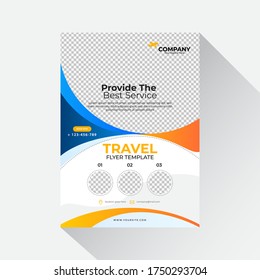 Creative website poster, flyer or template design for summer holiday, travel and trip.