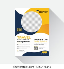 Creative website poster, flyer or template design for summer holiday, travel and trip.