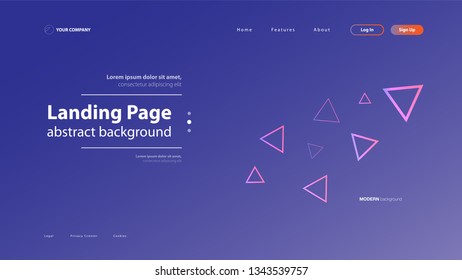 creative website template design