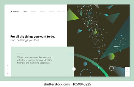 Creative website template design. Vector illustration concept of web page design for website and mobile website development. Easy to edit and customize.