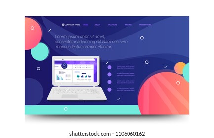 creative website template designs. 