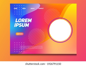 creative website template designs. Vector illustration concepts of web page design for website and mobile website development.