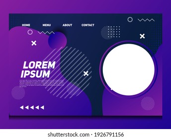 creative website template designs. Vector illustration concepts of web page design for website and mobile website development.