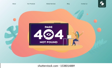 Creative website template layout: smart home security and remote wireless house control. Vector illustration of web page for desktop and mobile development. Concept for poster and banner design