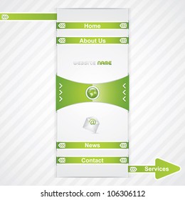 Creative website vector.Template with a lot of design elements