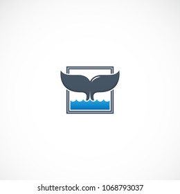 Creative whale tail vector designs