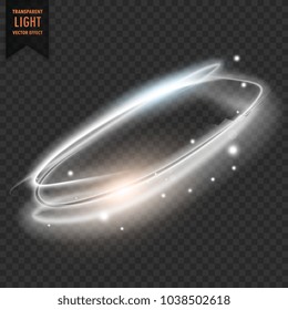 Creative white circular light effect on background of squares. Vector illustration