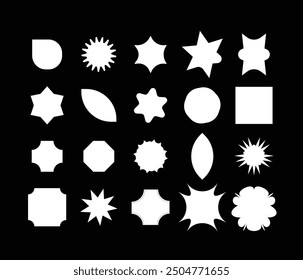 creative white graphics shape design