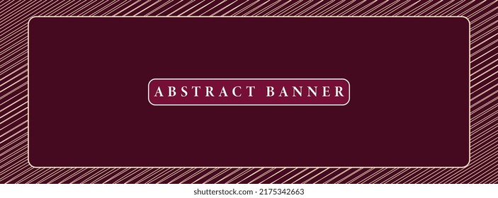 banner abstracto creativo de gran alcance creado con formas geométricas simples