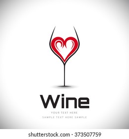 Creative wine glass design