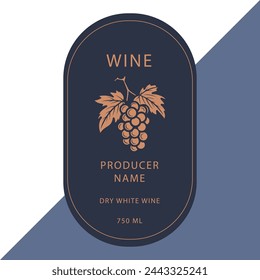 Diseño creativo de etiquetas de vino 02