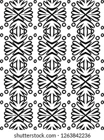 Creative winter exotic tribal holidays vector pattern decorative shape design for many ideas
