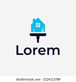 Creative Wiper and Home House Care Logo Design Ideas