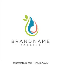 Creative Women Beauty Salon and Spa Logo icon vector