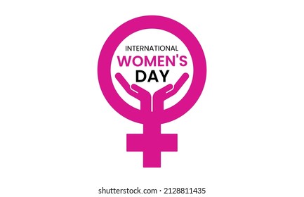 creative women's day concept 2022. women's day 2022 vector