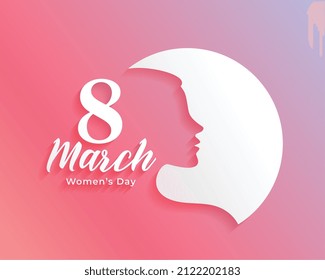 kreatives Frauentag-Grußdesign