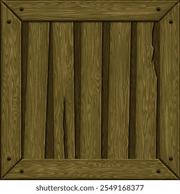 Textura de madera creativa en forma cuadrada, Vector eps 10