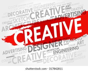 Creative Word Cloud Business Concept Stock Vector (Royalty Free ...