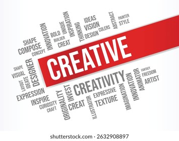 creative word cloud - vector