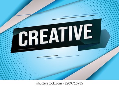 creative word concept vector illustration with lines 3d style for social media landing page, template, ui, web, mobile app, poster, banner, flyer, background, gift card, coupon, label, wallpaper