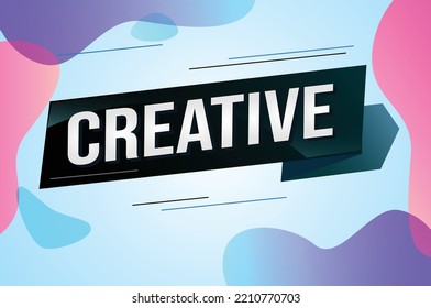 creative word concept vector illustration with lines 3d style for social media landing page, template, ui, web, mobile app, poster, banner, flyer, background, gift card, coupon, label, wallpaper