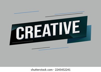 creative word concept vector illustration with lines 3d style for social media landing page, template, ui, web, mobile app, poster, banner, flyer, background, gift card, coupon, label, wallpaper