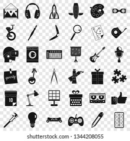 Creative working icons set. Simple style of 36 creative working vector icons for web for any design