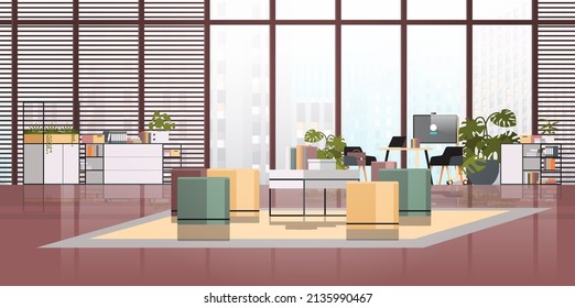 creative workplace modern cabinet empty no people office interior contemporary co-working center