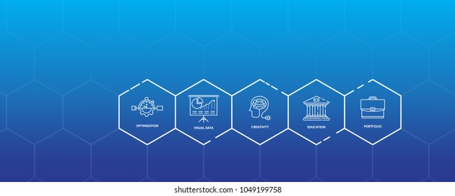 Creative Workshop Infographic Icon Set