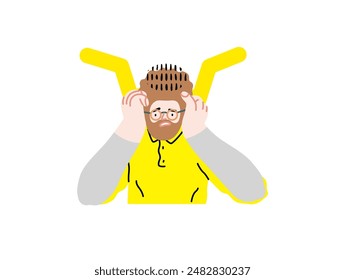 Creative Workspace: Video Conference, modern flat vector concept illustration of person engaging in virtual business meeting Connectivity, collaboration, digital interaction, remote work, productivity